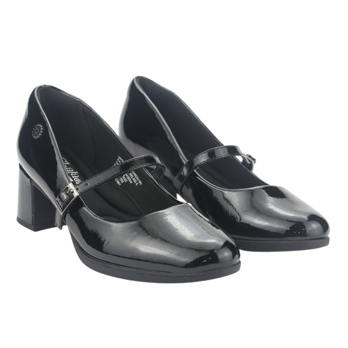 Zapato Mujer Chalada Fita-2 Negro Casual Tacones Bajos Chalada 