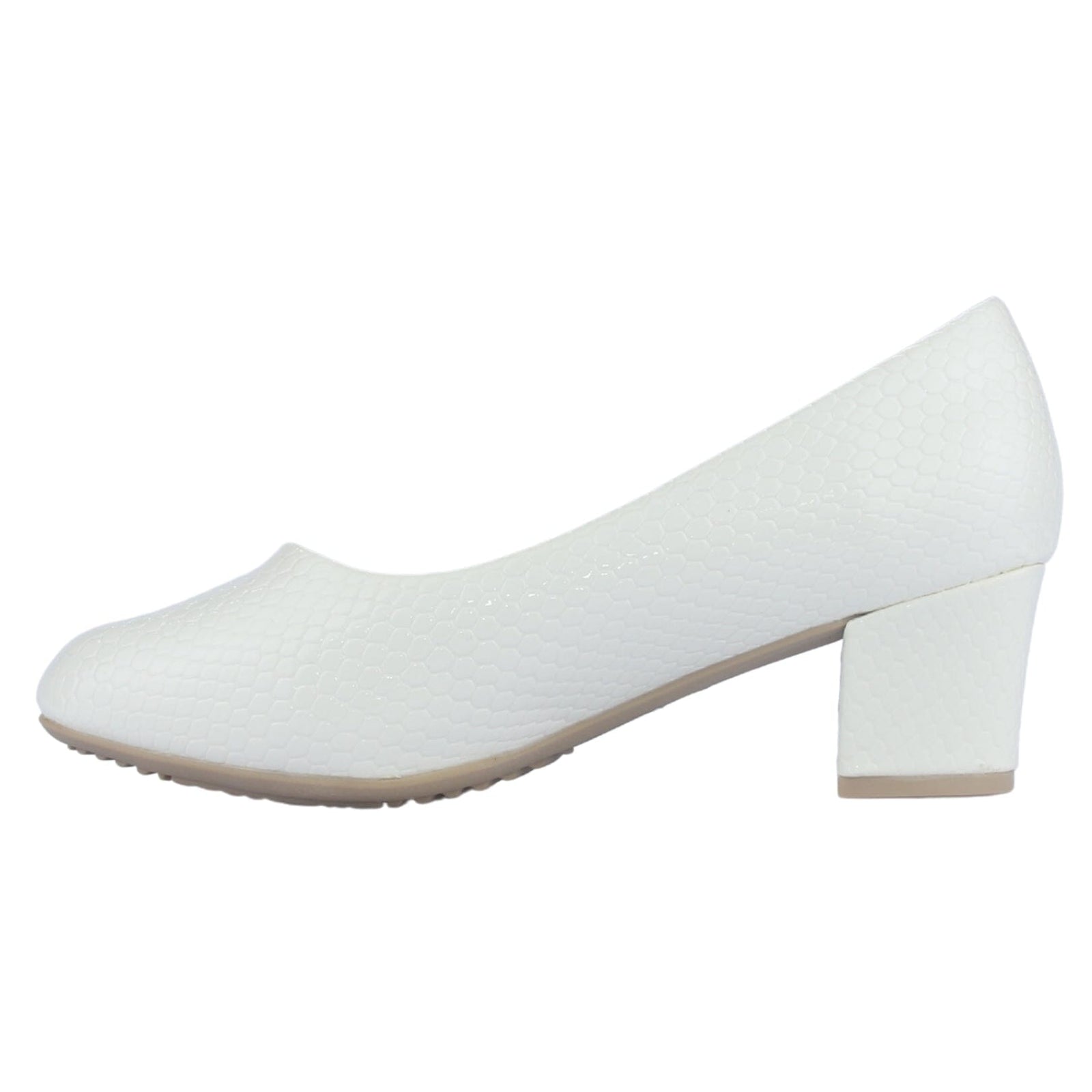 Zapato Mujer Chalada Flexi-58 Blanco Casual Tacones Bajos Chalada 
