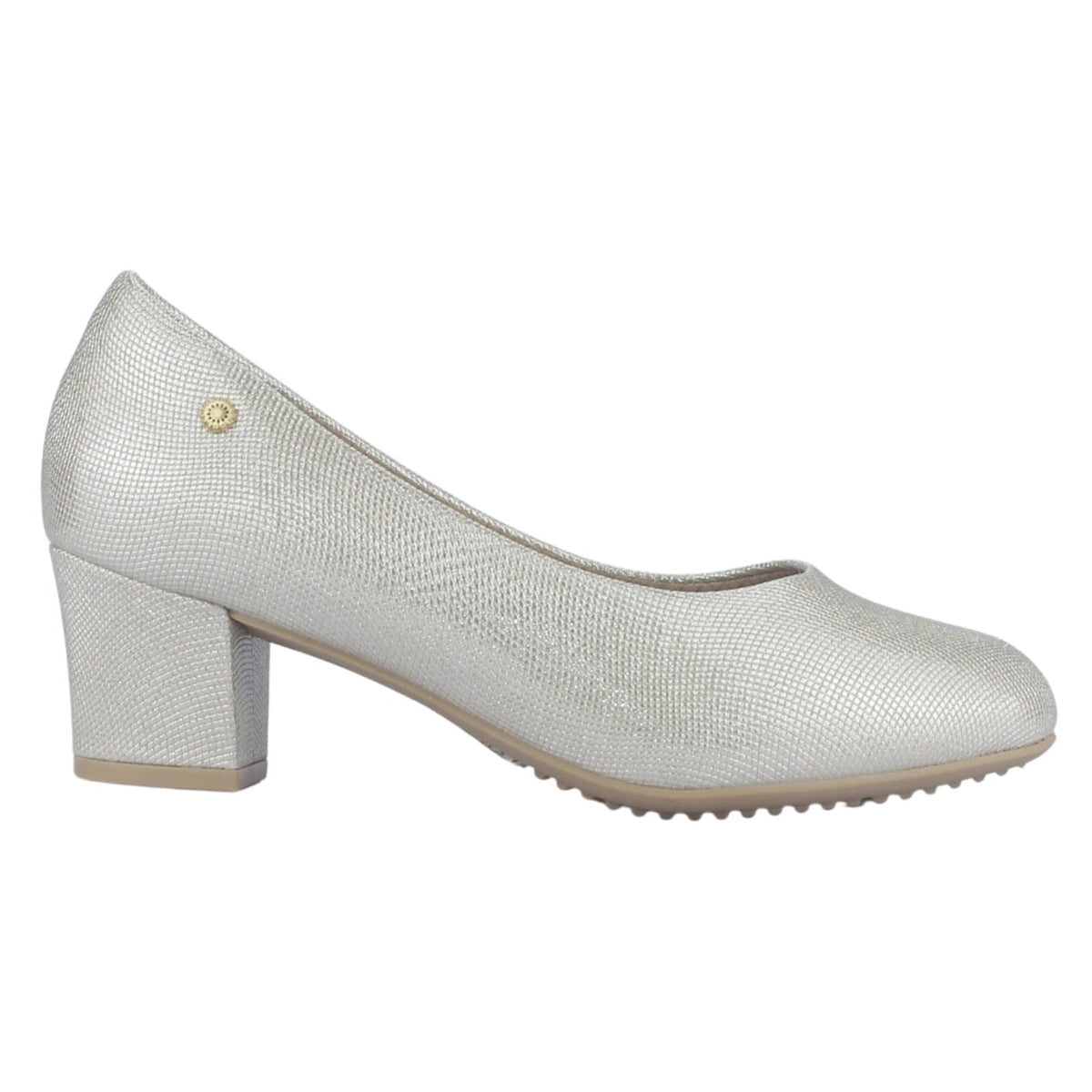 Zapato Mujer Chalada Flexi-70 Dorado Casual Tacones Bajos Chalada 