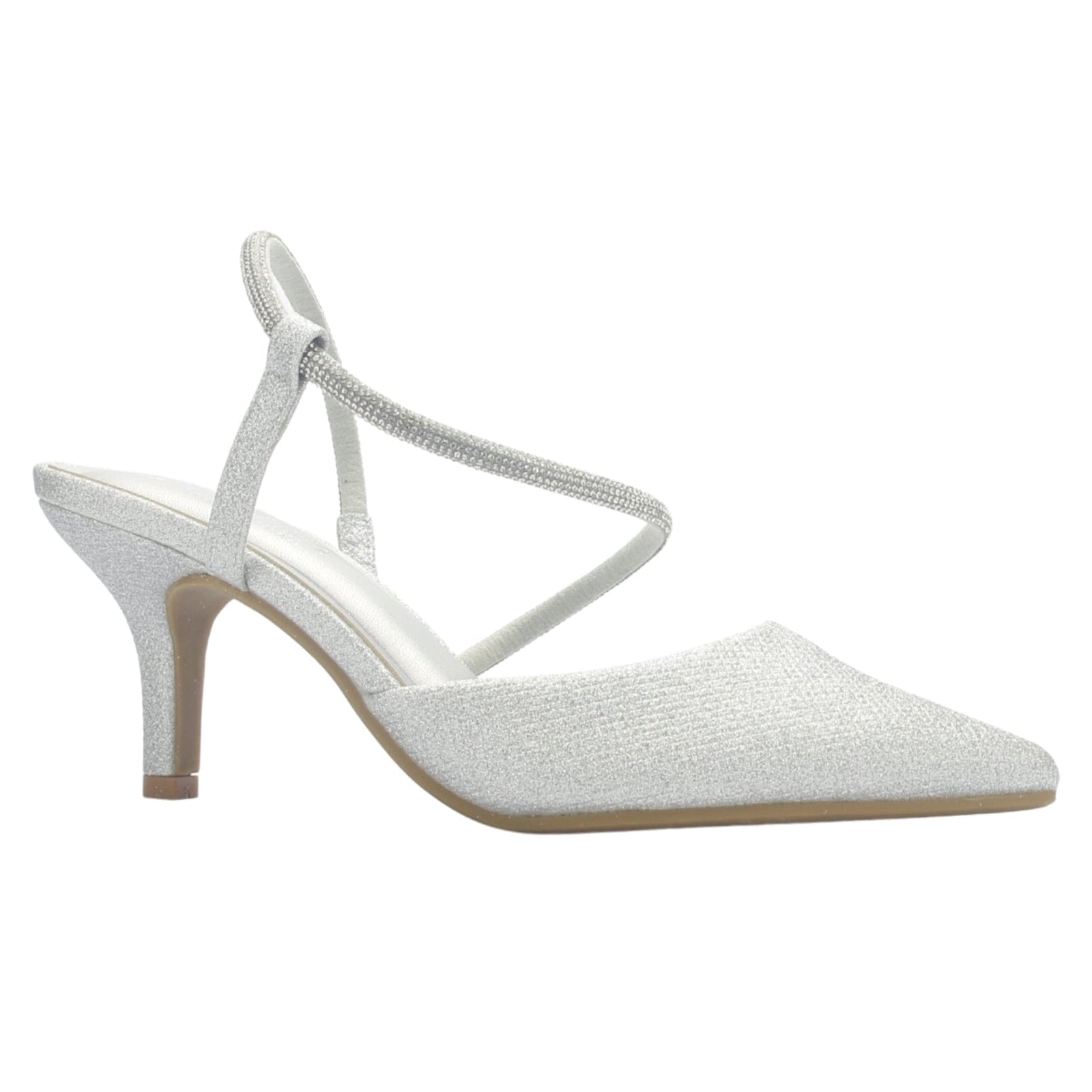 Zapato Mujer Chalada Regent-29 Plateado Casual Tacones Altos Chalada 