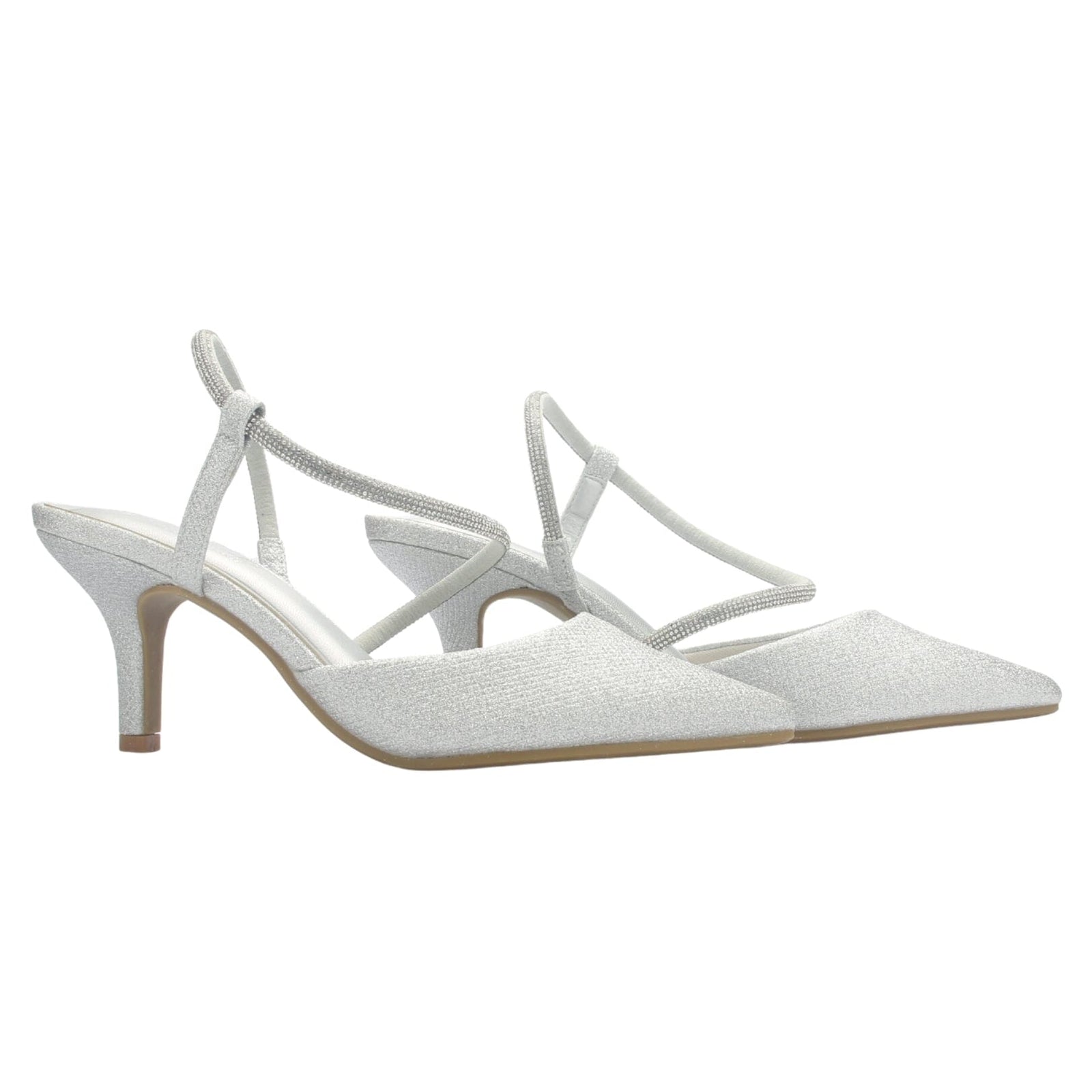 Zapato Mujer Chalada Regent-29 Plateado Casual Tacones Altos Chalada 