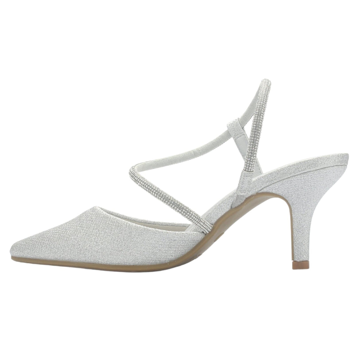 Zapato Mujer Chalada Regent-29 Plateado Casual Tacones Altos Chalada 