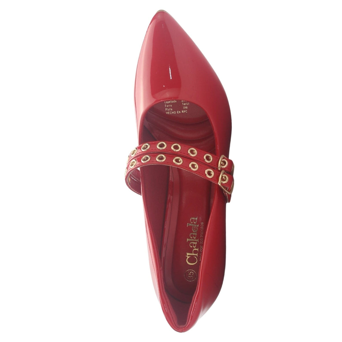 Zapato Mujer Chalada Regent-32 Rojo Casual Tacones Altos Chalada 
