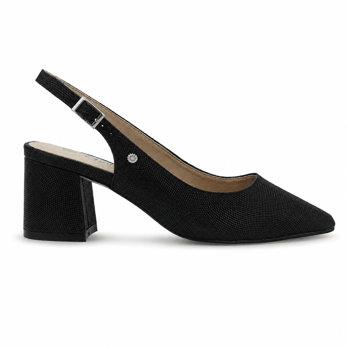 Zapato Negro Mujer Casual Chalada Faiza Tacones Bajos Chalada 