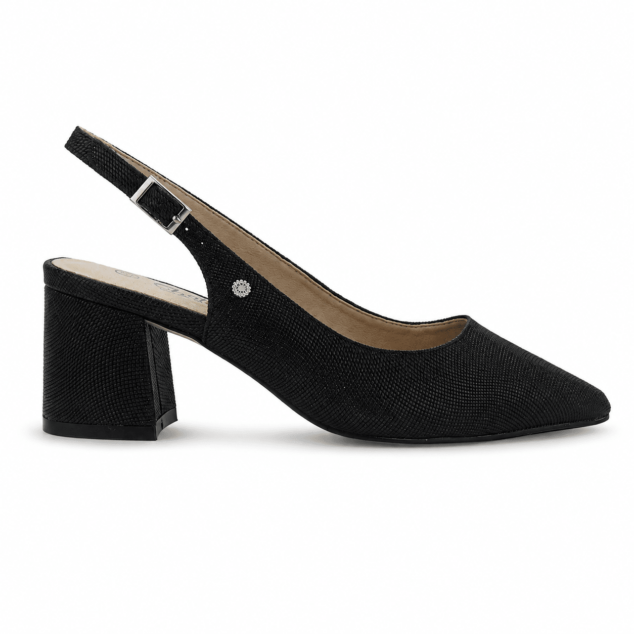 Zapato Negro Mujer Casual Chalada Faiza Tacones Bajos Chalada 