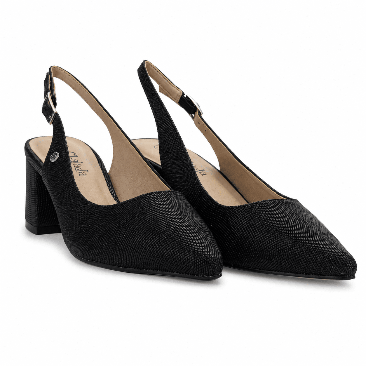 Zapato Negro Mujer Casual Chalada Faiza Tacones Bajos Chalada 