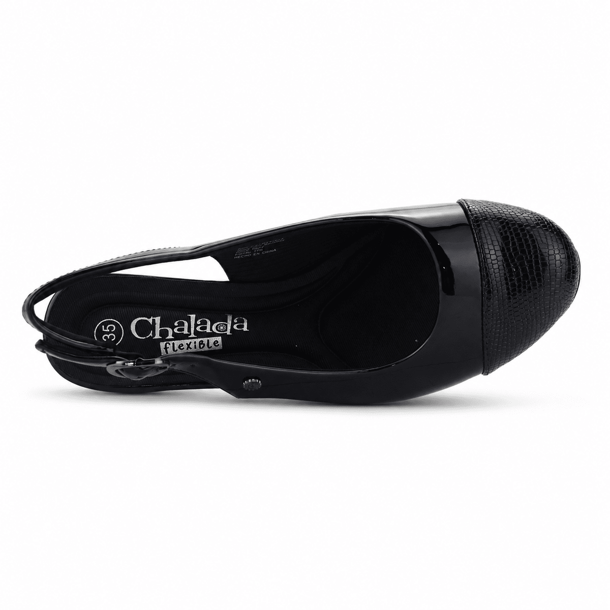 Zapato Negro Mujer Casual Chalada Flexi Chalada 