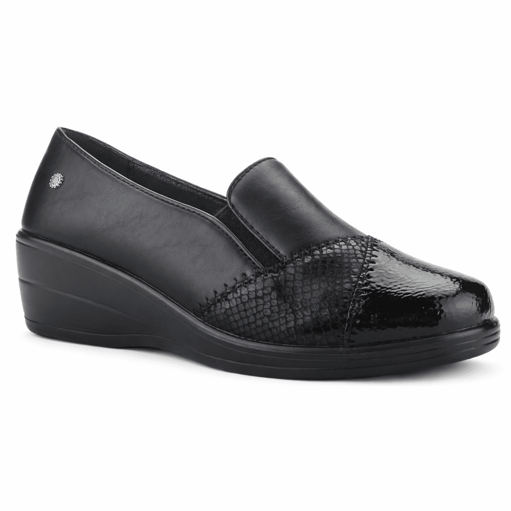 Zapato Negro Mujer Casual Chalada Osny Zapatos planos Chalada 