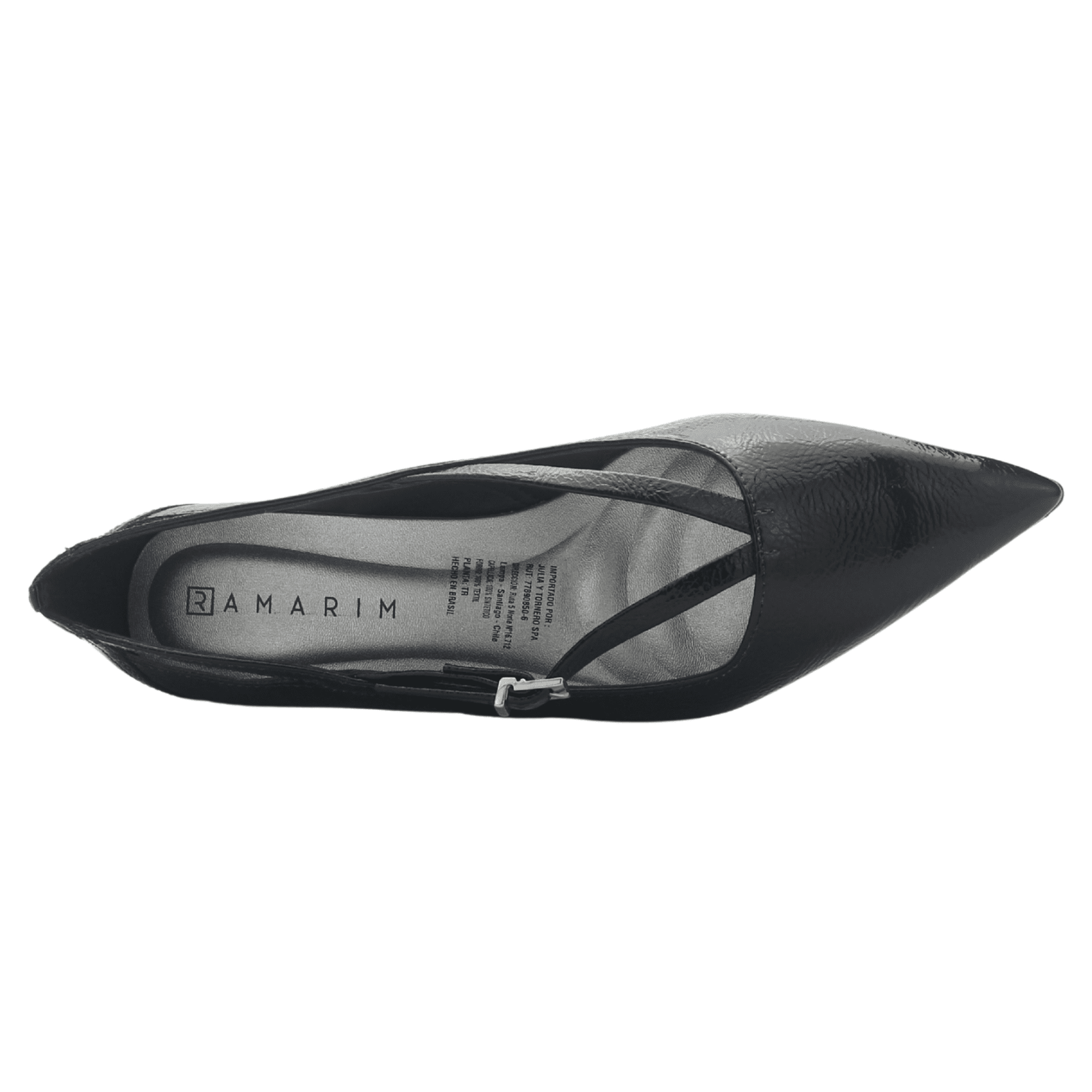 Zapato Negro Mujer Ramarim 2515102 Casual Tacones Bajos Ramarim 