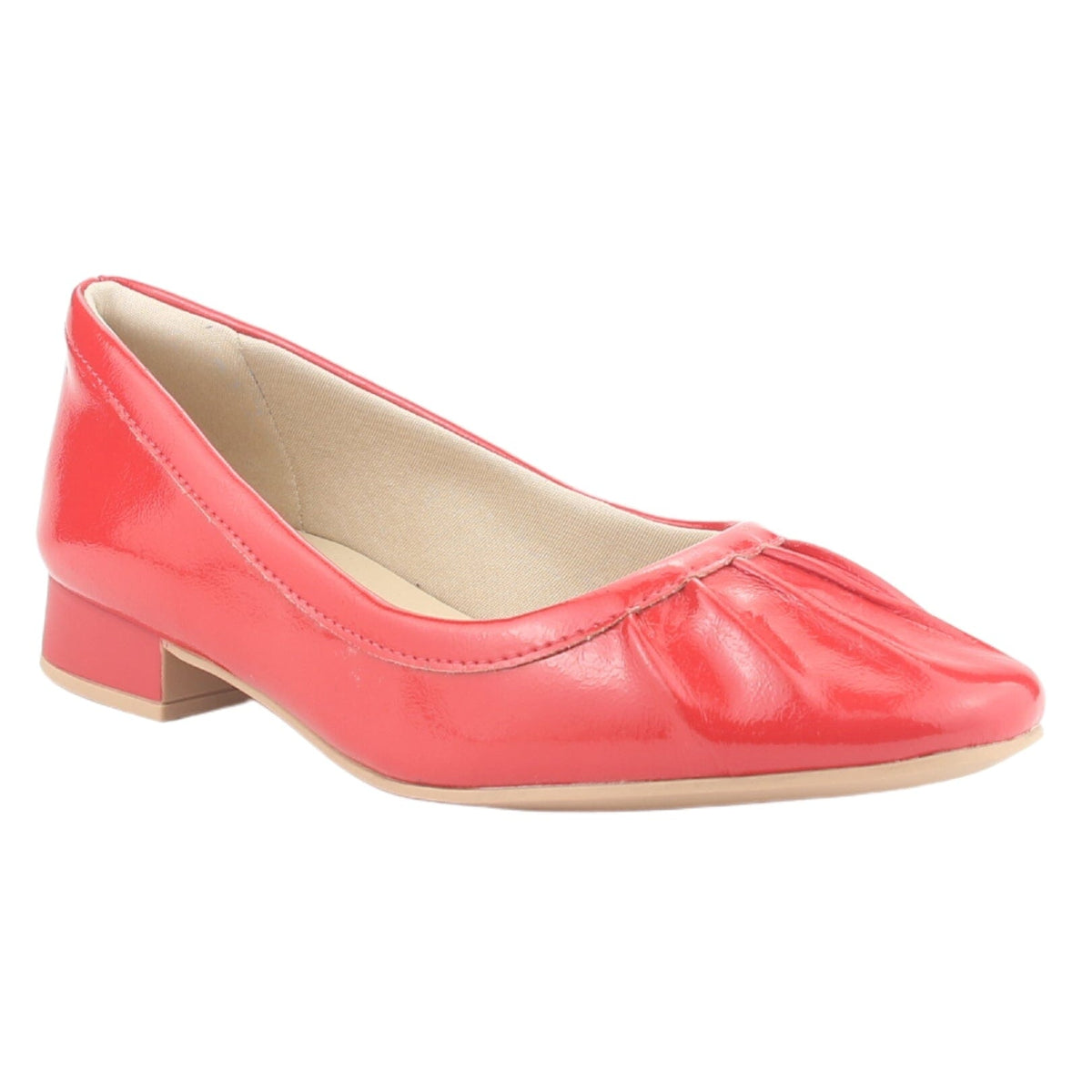 Zapato Ramarim Mujer 2415101 Rojo Casual Tacones Bajos Ramarim 