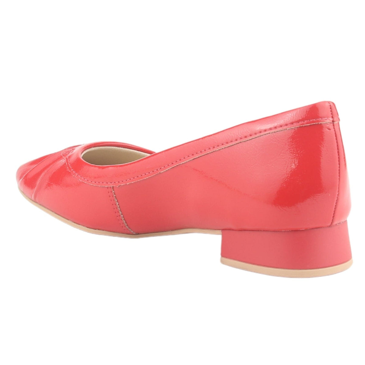 Zapato Ramarim Mujer 2415101 Rojo Casual Tacones Bajos Ramarim 