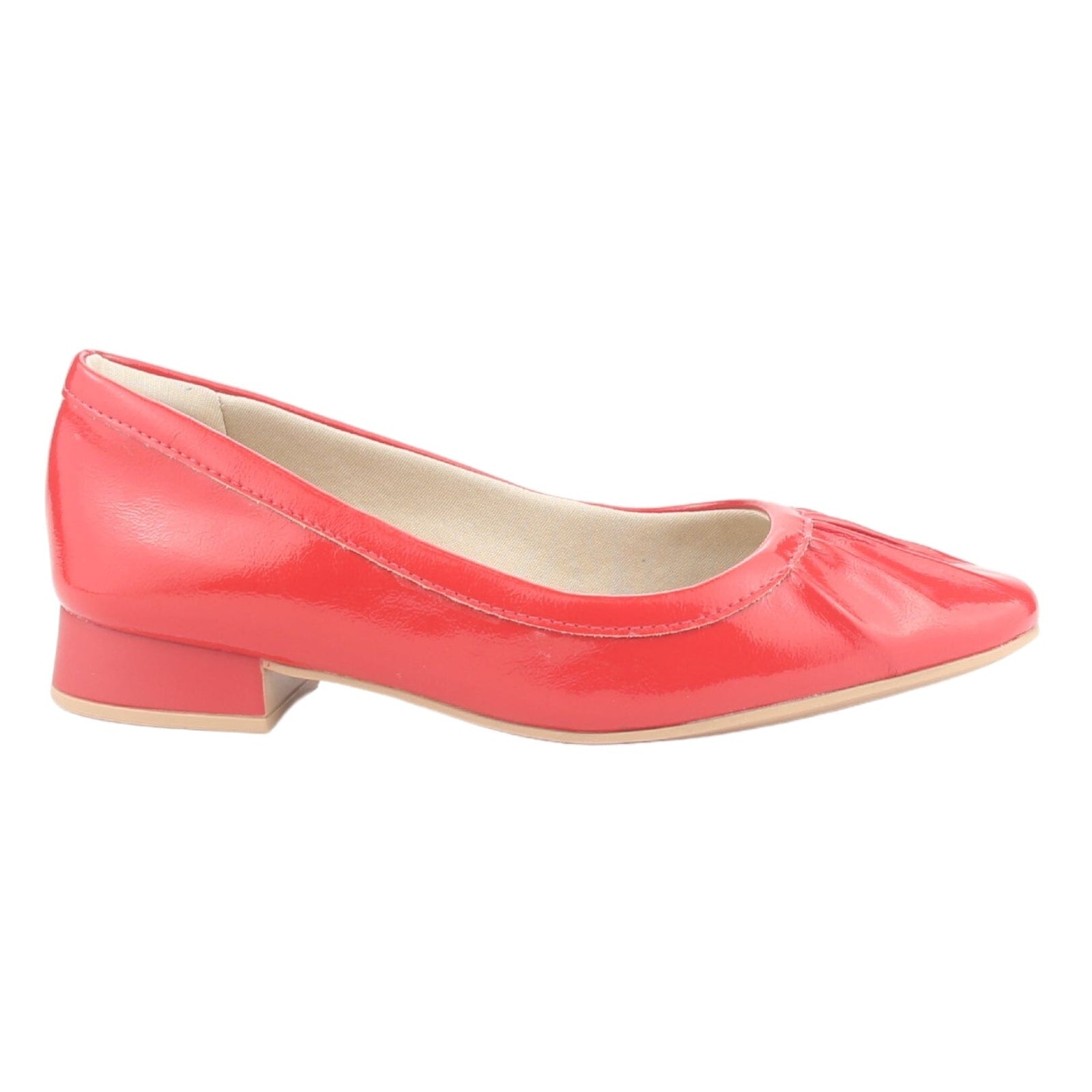 Zapato Ramarim Mujer 2415101 Rojo Casual Tacones Bajos Ramarim 