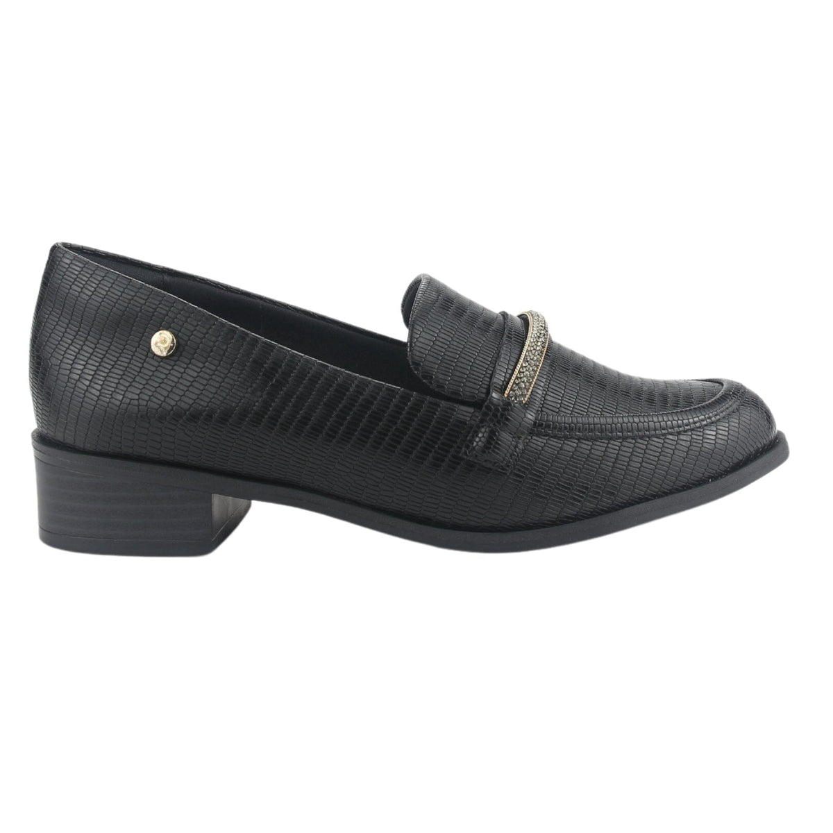 Zapato Ramarim Mujer 2416102 Negro Casual Tacones Bajos Ramarim 
