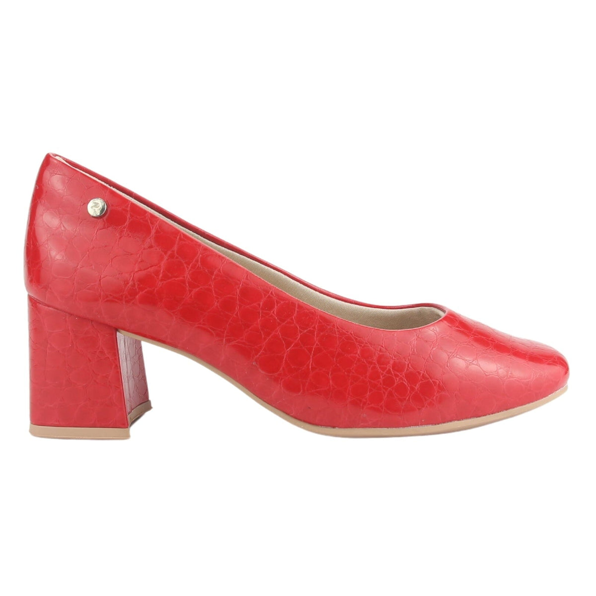 Zapato Ramarim Mujer 2417101 Rojo Casual Tacones Bajos Ramarim 