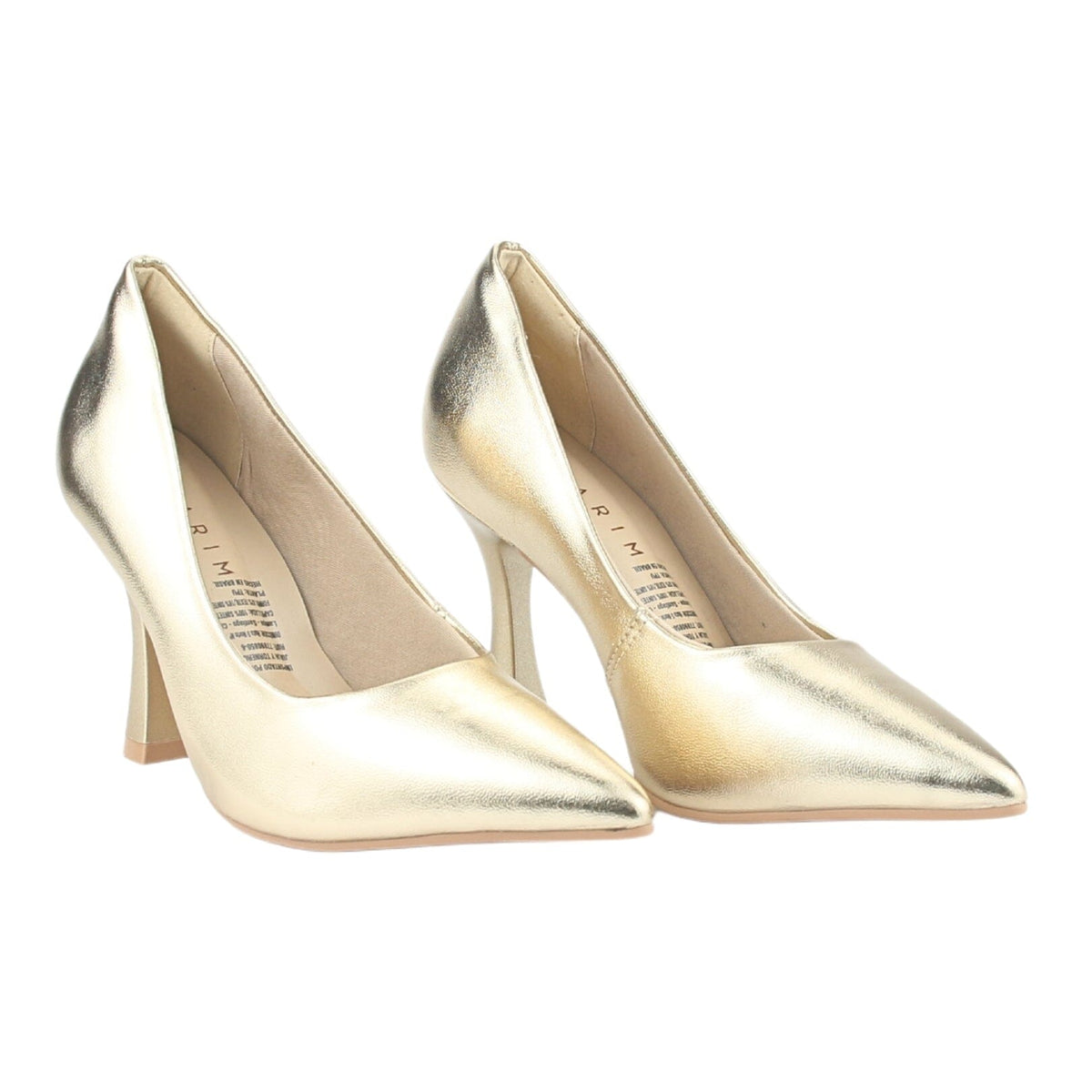 Zapato Ramarim Mujer 2418101 Dorado Casual Tacones Altos Ramarim 