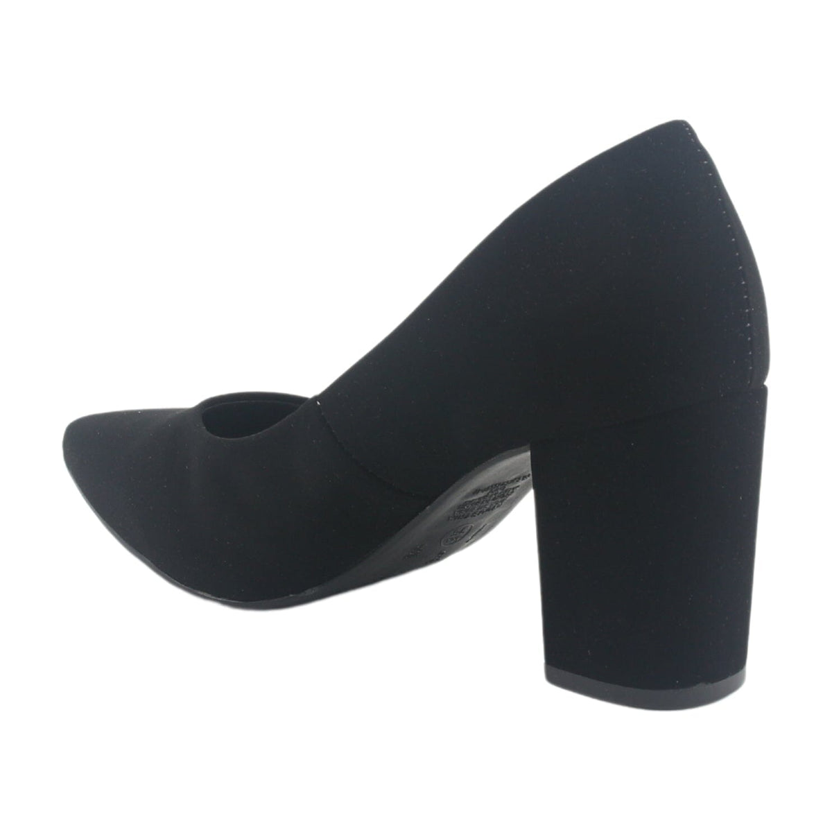 Zapato Via Marte Mujer 028-008-01 Negro Casual Tacones Altos Via Marte 