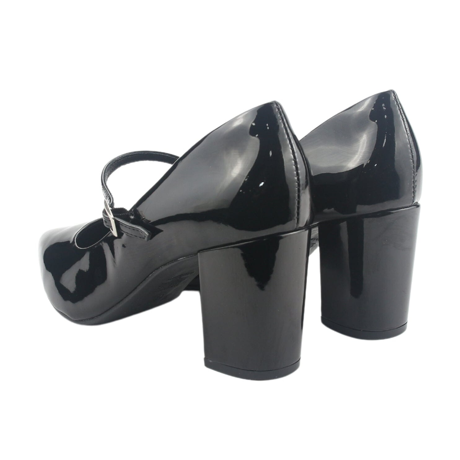 Zapato Via Marte Mujer 028-014-01 Negro Casual Tacones Altos Via Marte 