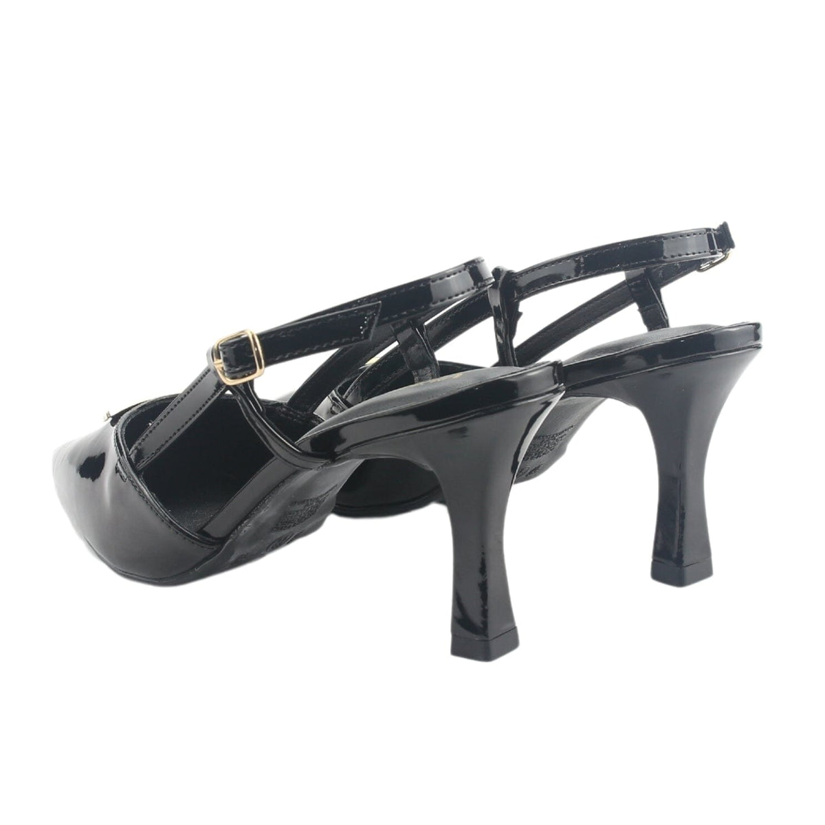 Zapato Via Marte Mujer 029-002-01 Negro Casual Tacones Altos Via Marte 