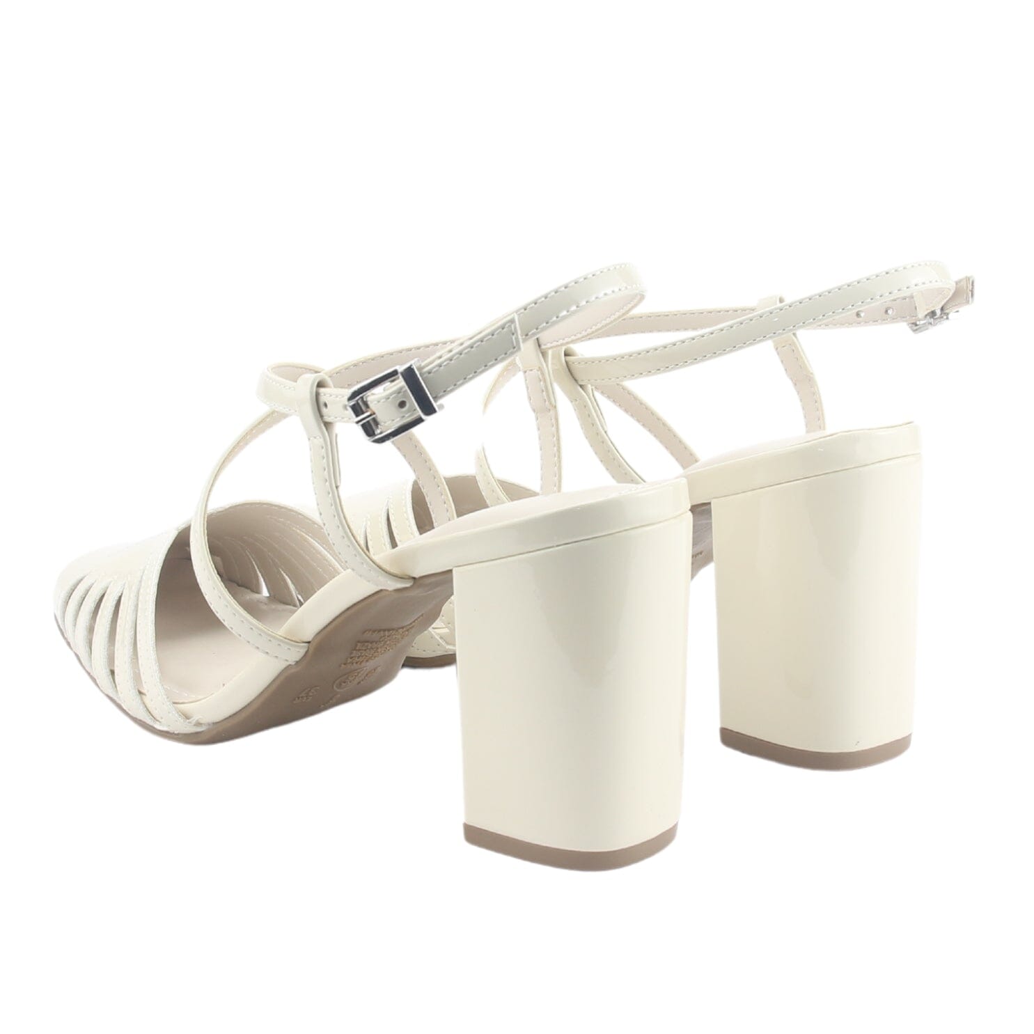 Zapato Via Marte Mujer 062-014-01 Beige Casual Tacones Altos Via Marte 