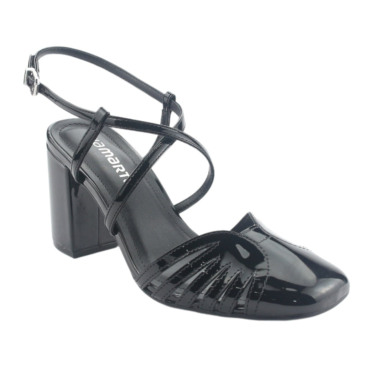 Zapato Via Marte Mujer 062-014-01 Negro Casual Tacones Altos Via Marte 