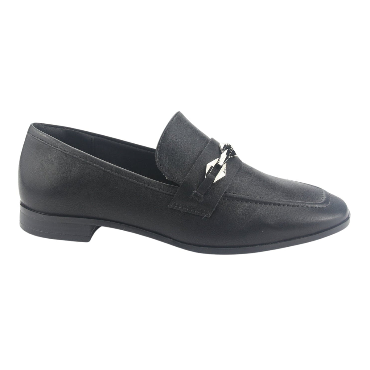 Zapato Via Marte Mujer 075-007-01 Negro Casual Mocasines Planos Via Marte 
