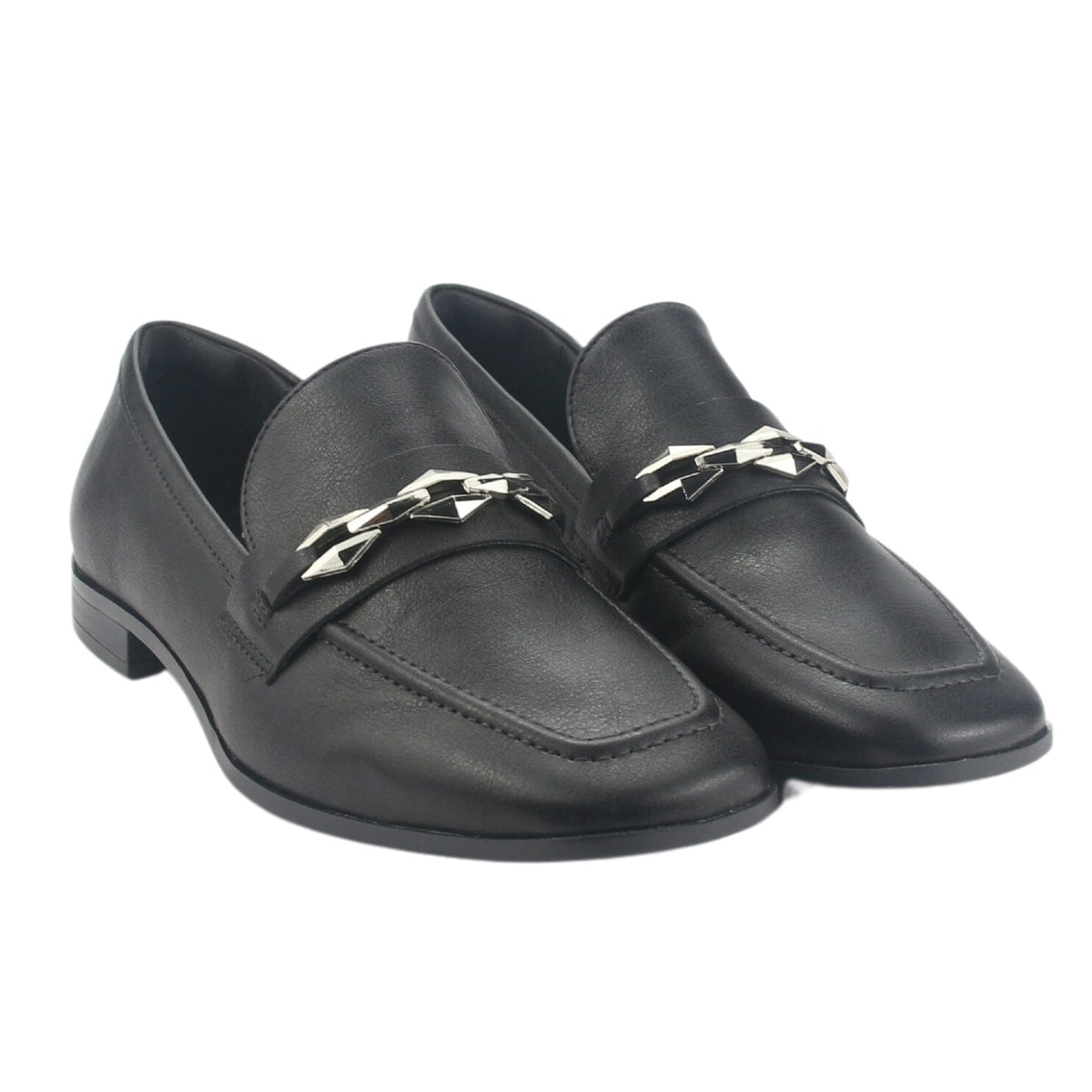 Zapato Via Marte Mujer 075-007-01 Negro Casual Mocasines Planos Via Marte 