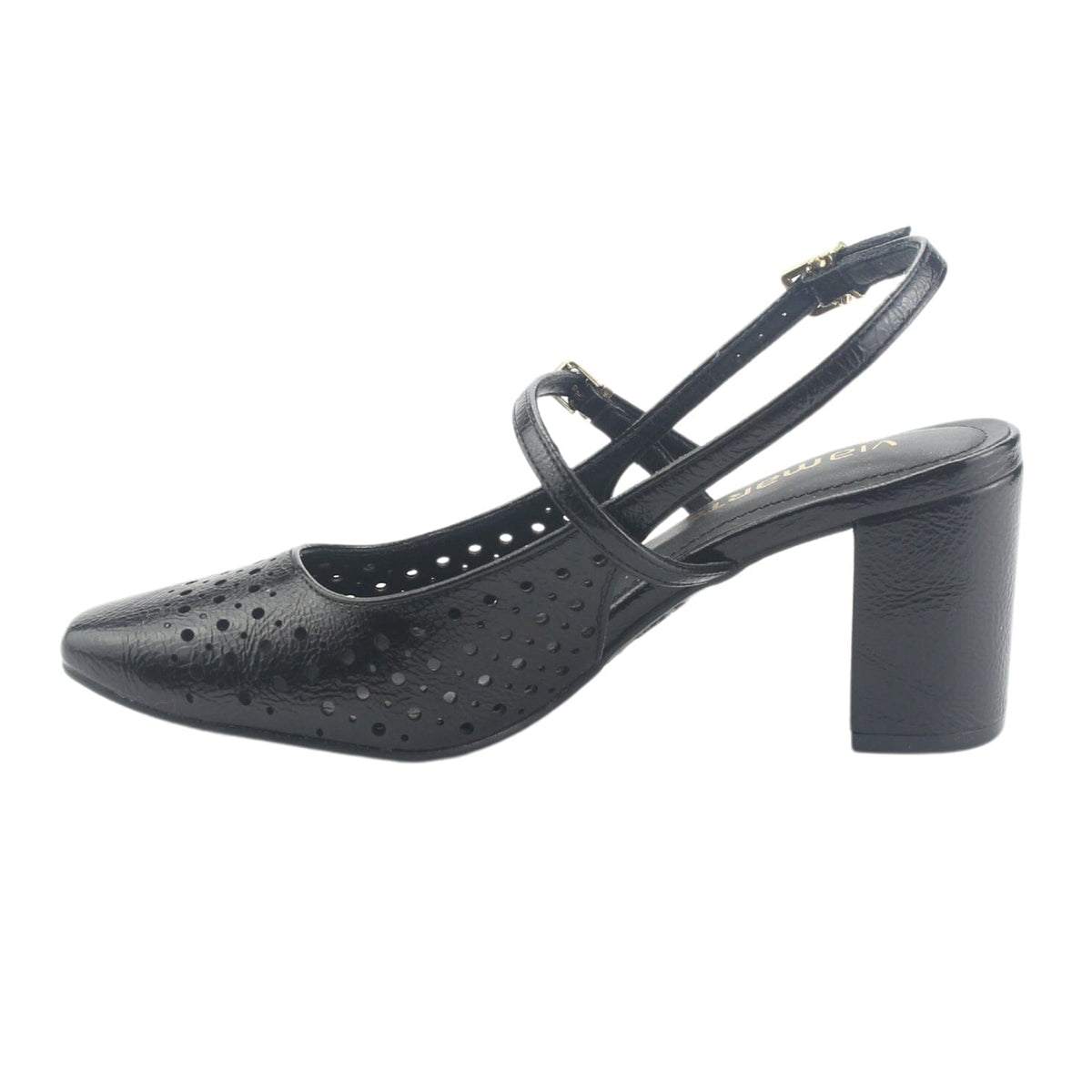 Zapato Via Marte Mujer 153-007-01 Negro Casual Tacones Altos Via Marte 