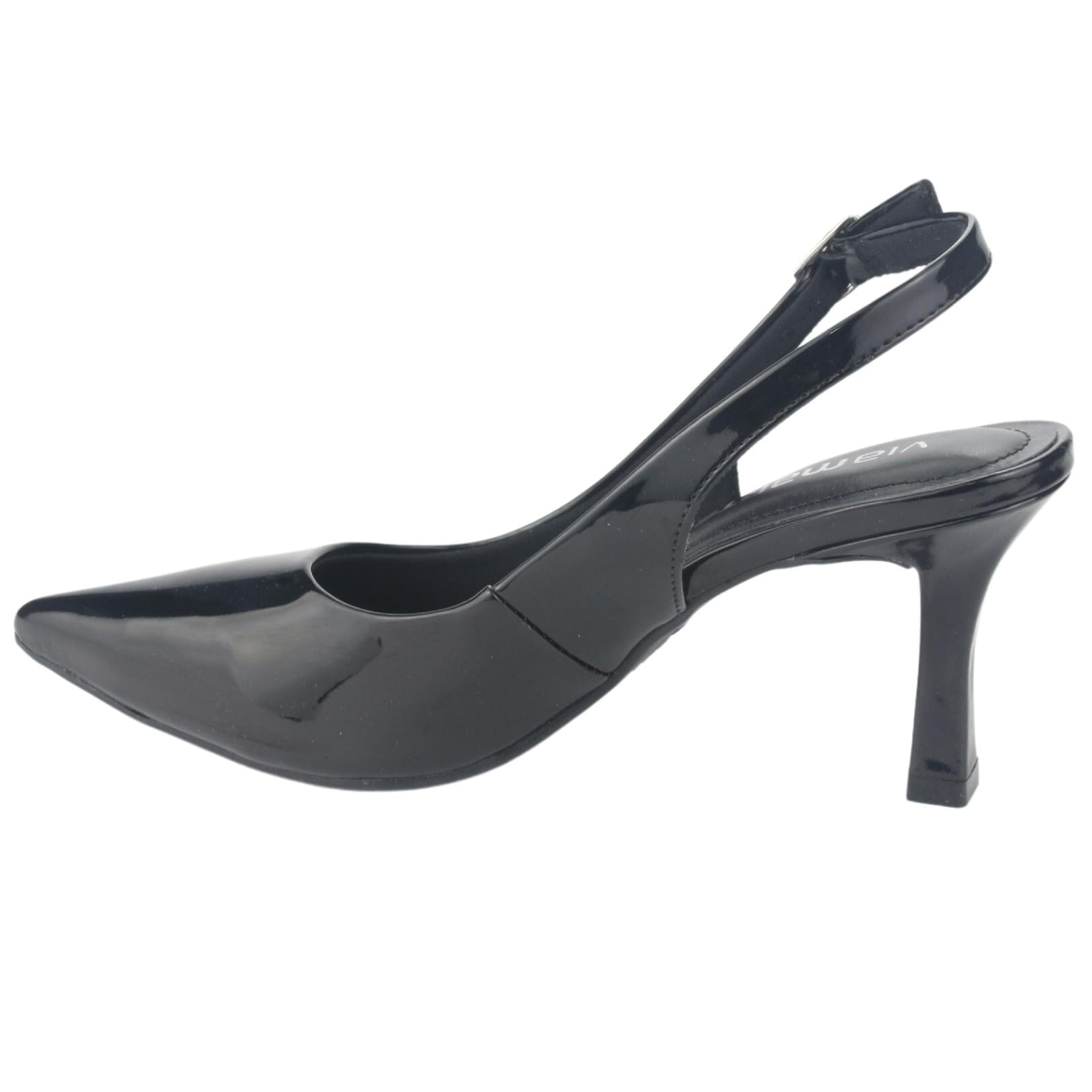 Zapato Via Marte Mujer 23-15702 V Preto Casual Zapatos Taco Via Marte 
