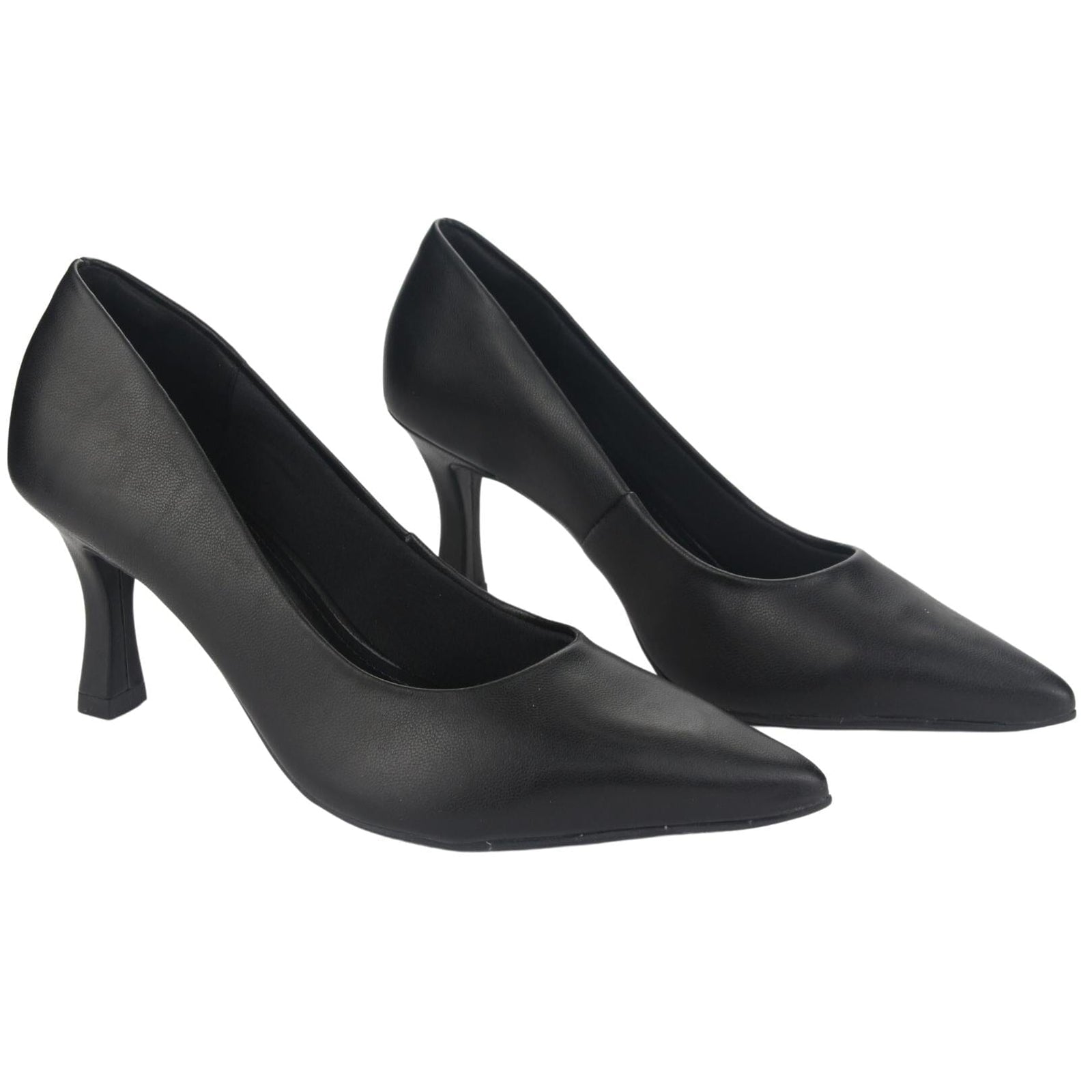 Zapato Via Marte Mujer 23-15707 N Preto Casual Zapatos Taco Via Marte 