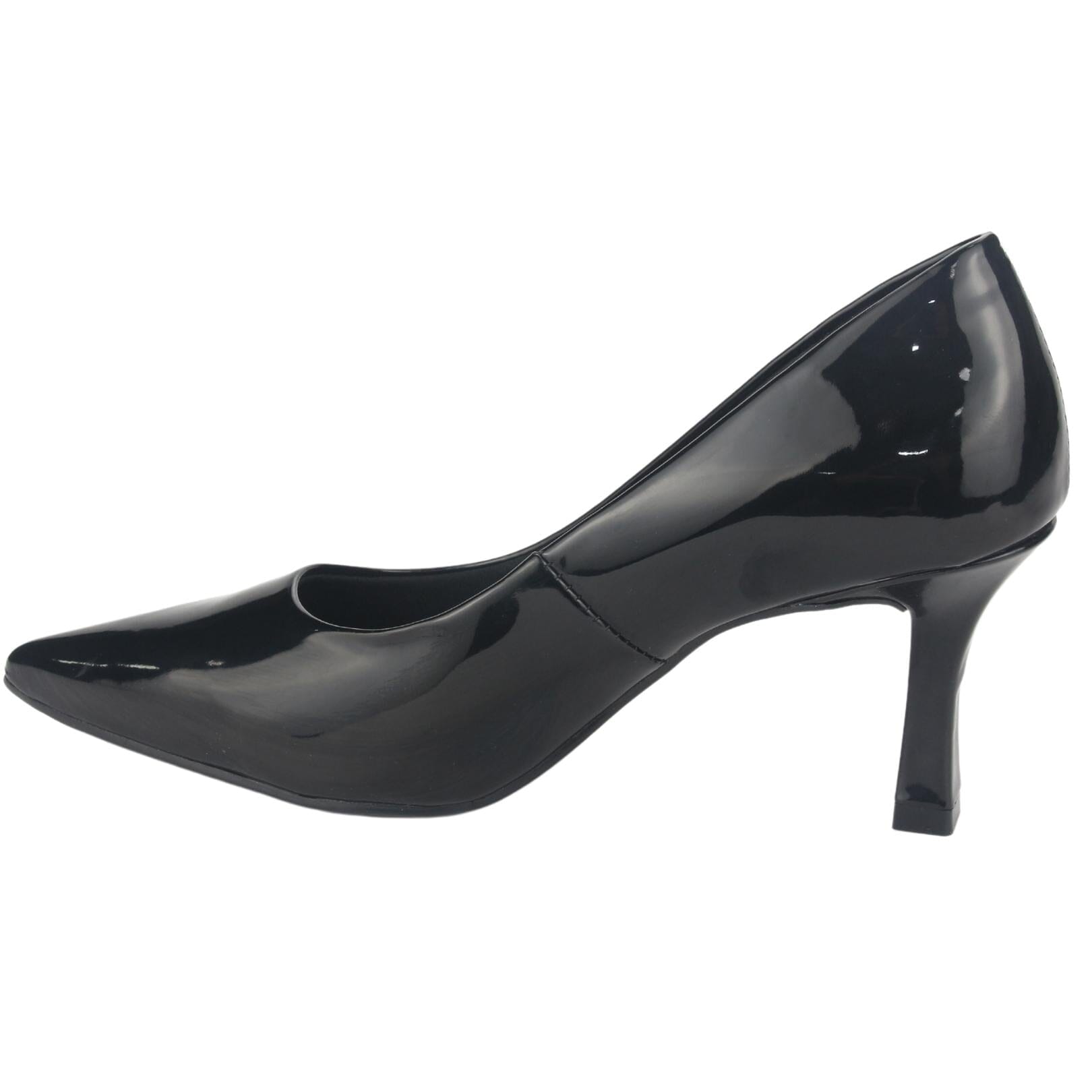 Zapato Via Marte Mujer 23-15707 V Preto Casual Zapatos Taco Via Marte 