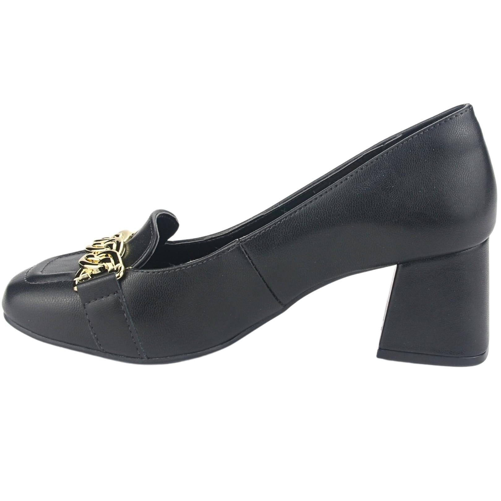Zapato Via Marte Mujer 23-16806 N Preto Casual Zapatos Taco Via Marte 