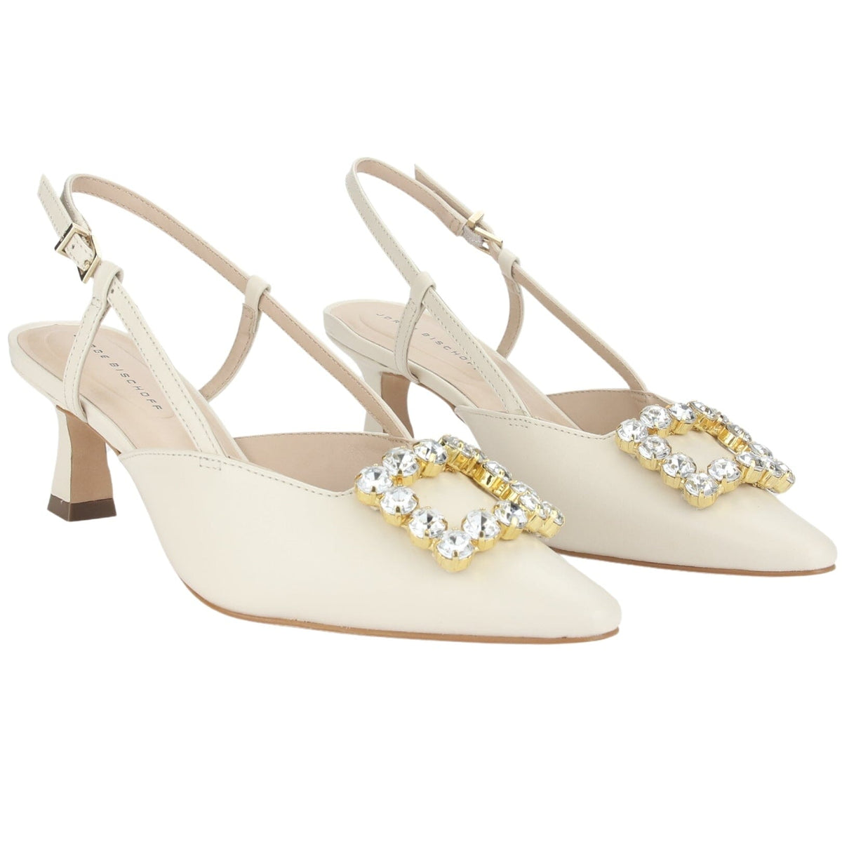 Zapatos Jorgebischoff Mujer P17994002 Blanco Casual Zapatos Taco Jorge Bischoff 