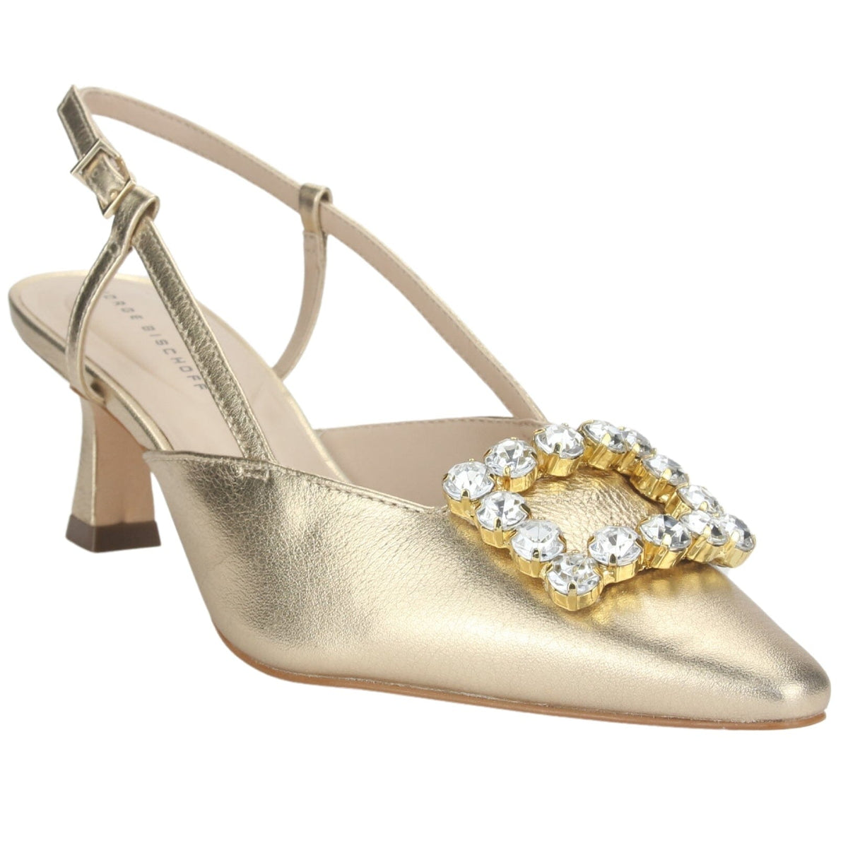 Zapatos Jorgebischoff Mujer P17994002 Dorado Casual Zapatos Taco Jorge Bischoff 