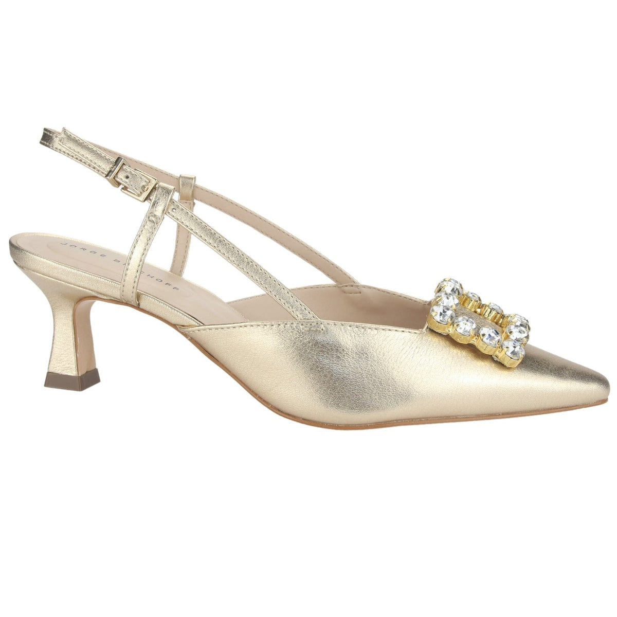 Zapatos Jorgebischoff Mujer P17994002 Dorado Casual Zapatos Taco Jorge Bischoff 