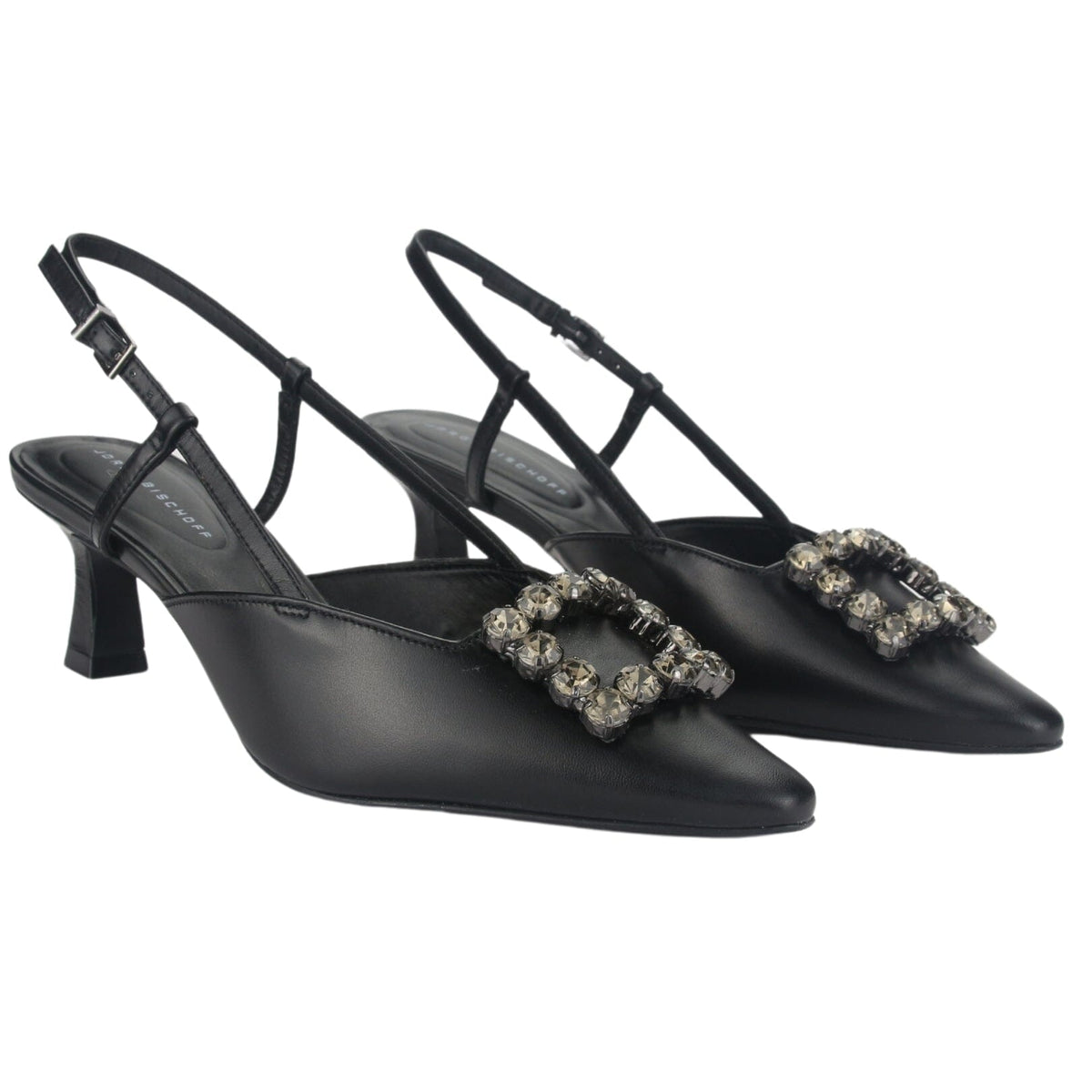 Zapatos Jorgebischoff Mujer P17994002 Negro Casual Zapatos Taco Jorge Bischoff 