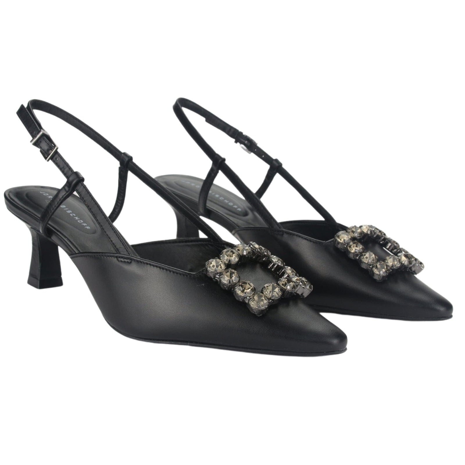 Zapatos Jorgebischoff Mujer P17994002 Negro Casual Zapatos Taco Jorge Bischoff 